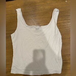 Carly Jean Los Angeles Rachel tank in white, size XL